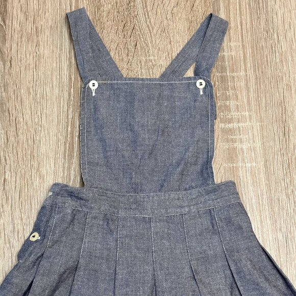 Olive Juice Chambray Pinafore Dress - Picture 3 of 5